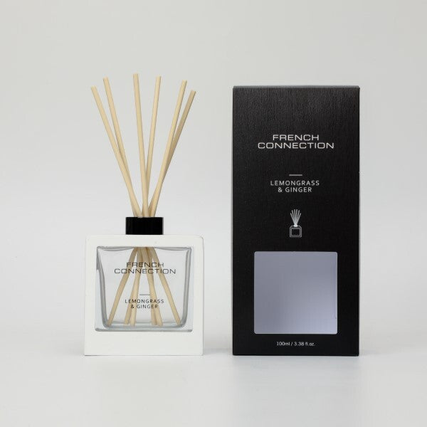 French Connection Lemongrass and Ginger reed diffuser 100ml, UK version