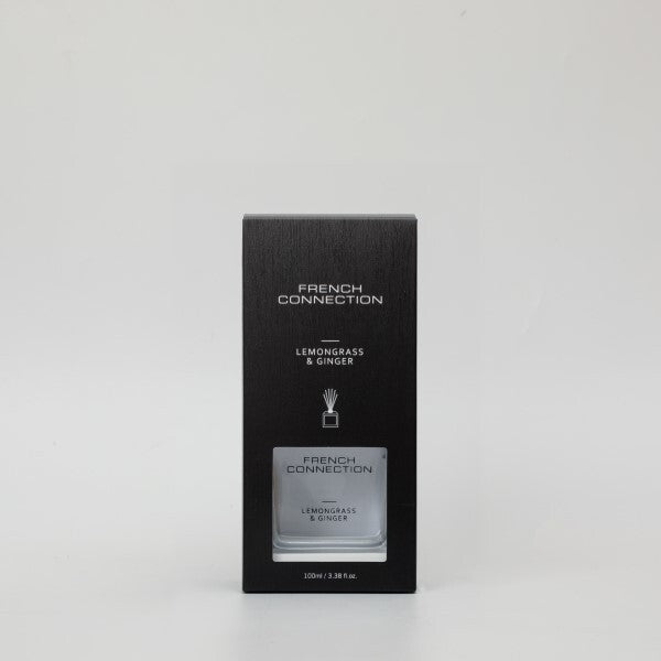 French Connection Lemongrass and Ginger reed diffuser 100ml, UK version