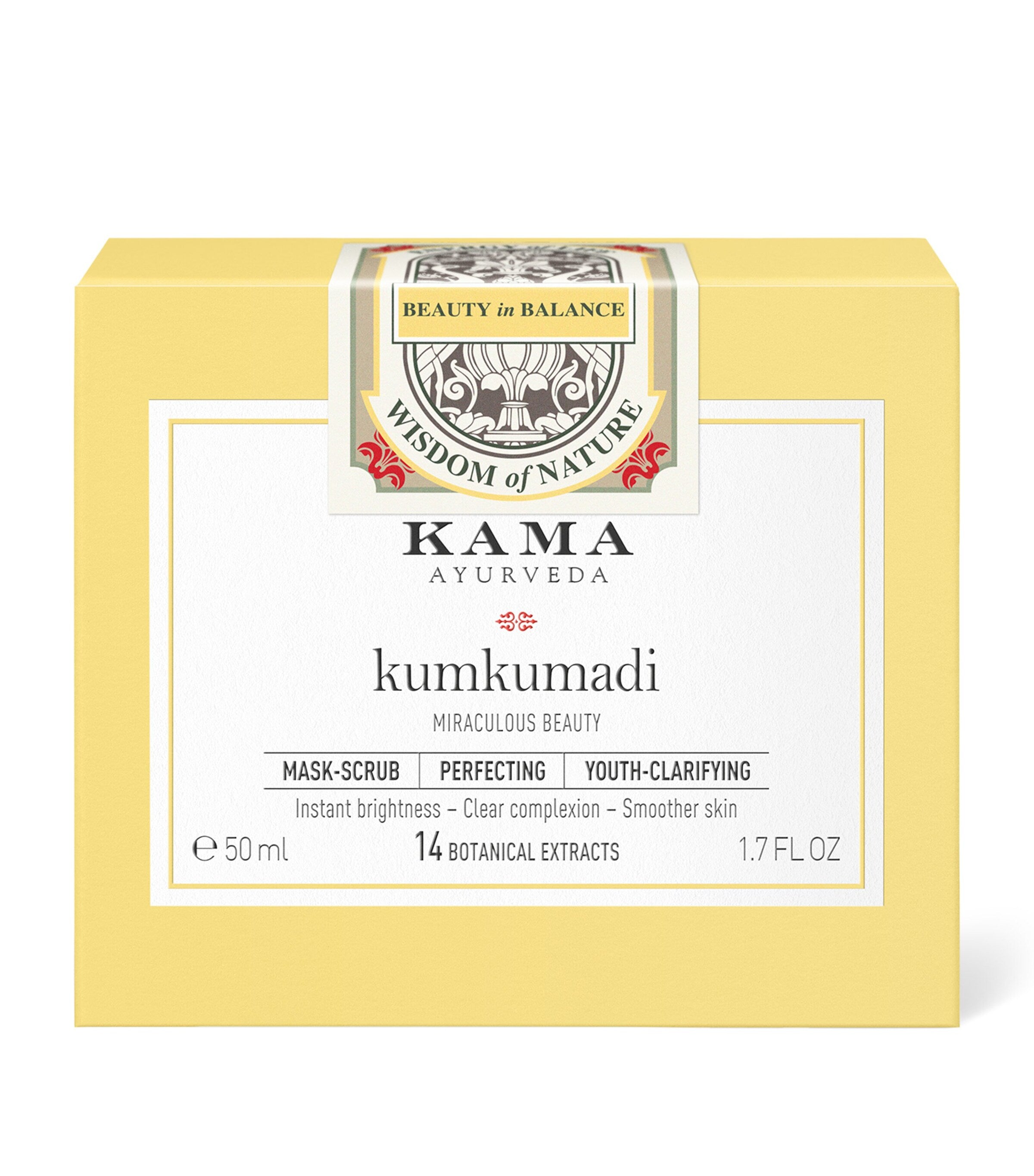 KAMA AYURVEDA Kumkumadi facial mask scrub 50ml, UK version