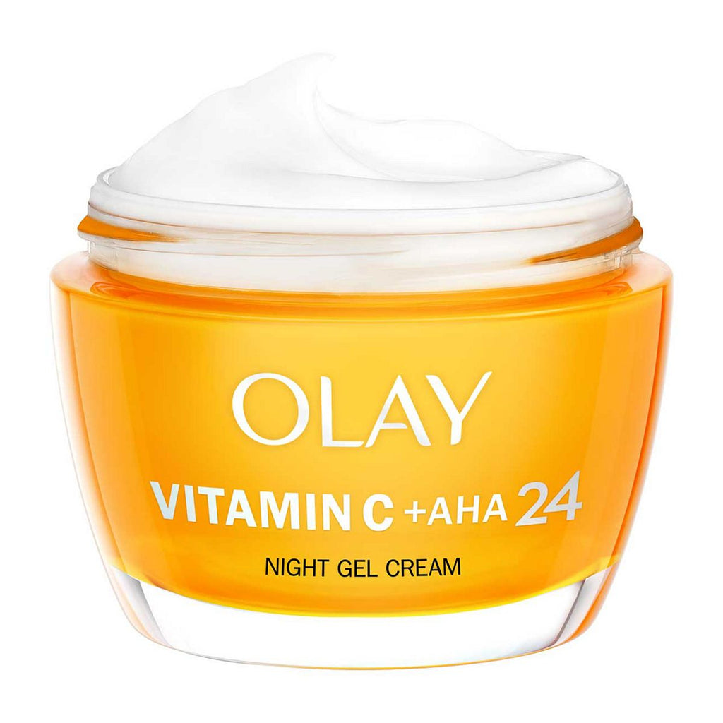 Olay Vitamin C + AHA24 Night Gel Face Moisturiser With Niacinamide 50ml