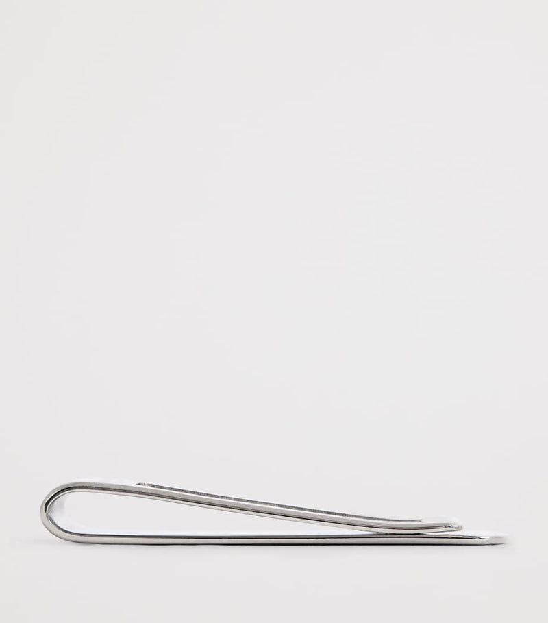 Giorgio Armani sterling silver tie clip with logo - British product