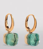 Pomellato blue topaz Nudo drop earrings - British product