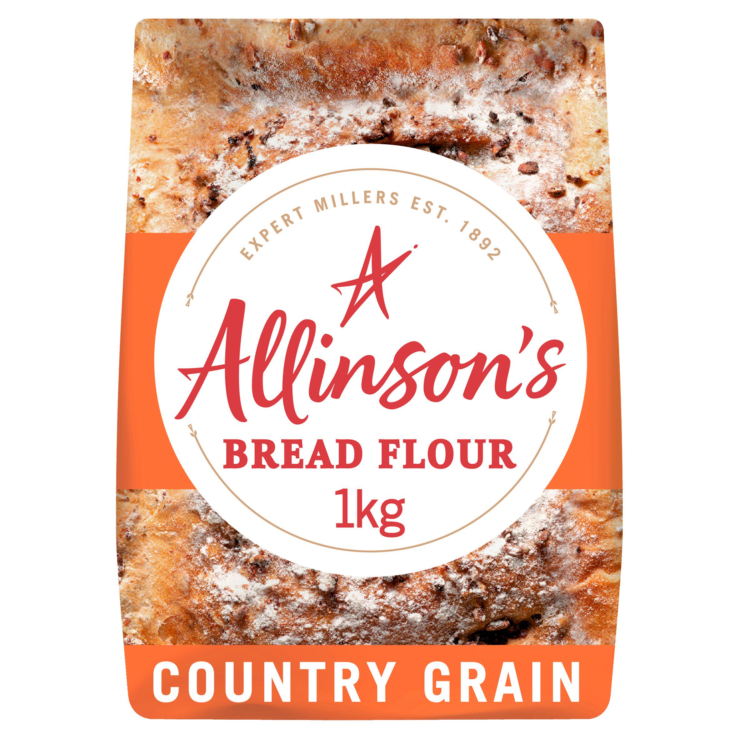 Allinson Country Grain Bread Flour 1kg GOODS Sainsburys   