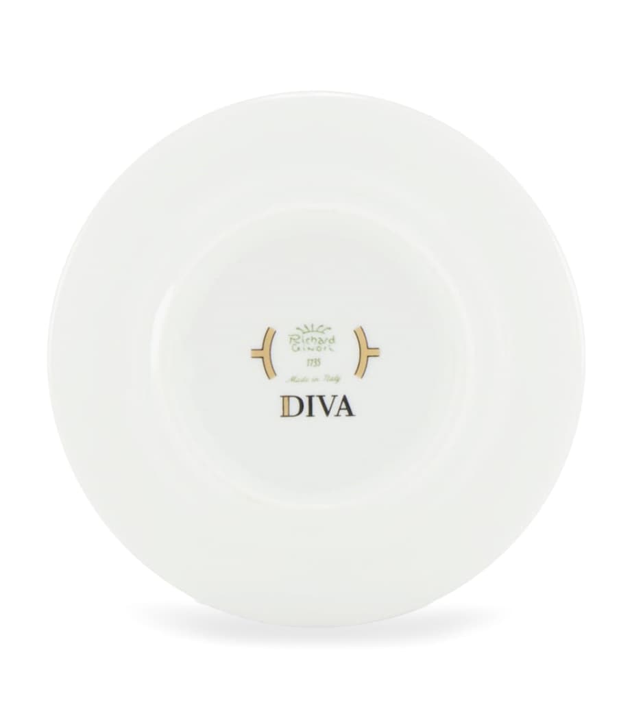 Ginori 1735 Colonna Diva Verde coffee cup set - British product