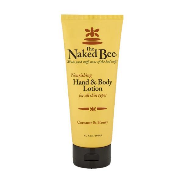 The Naked Bee Coconut & Honey hand & body lotion 198ml, imported from the UK
