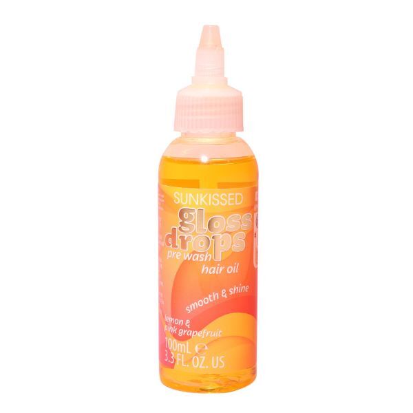 Sunkissed Pre-Wash Hair Oil Lemon & Pink Grapefruit 100ml, UK version