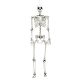 Livingandhome Halloween skeleton prop 160cm distressed white, UK version
