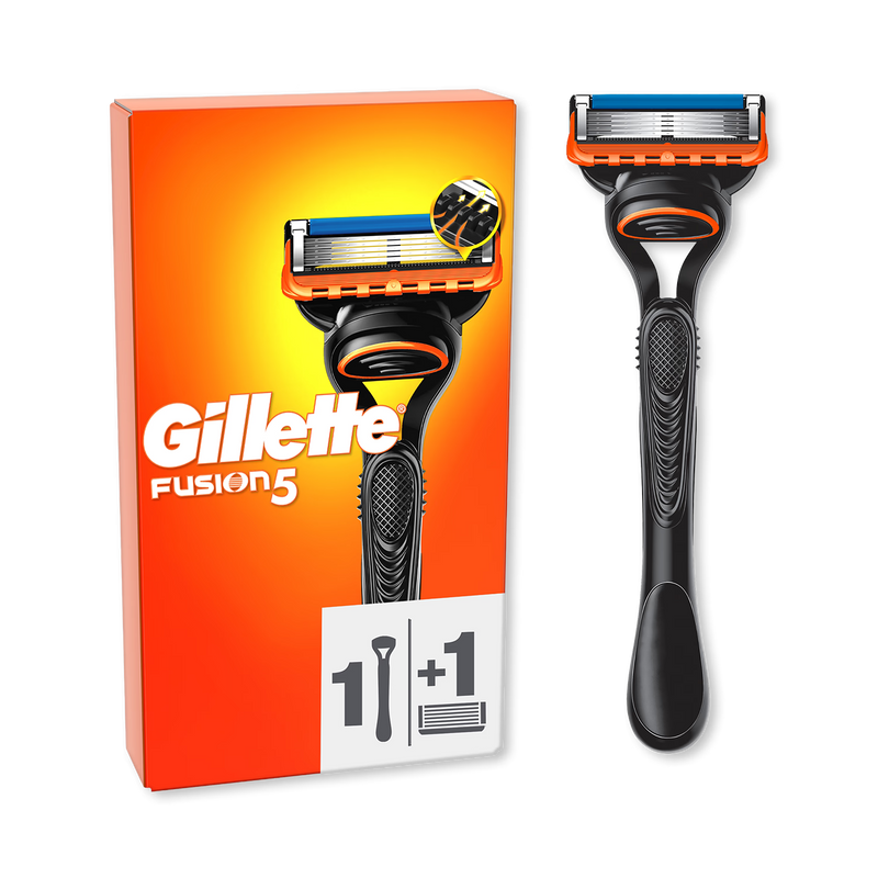 Gillette Fusion5 men's razor, imported from the UK