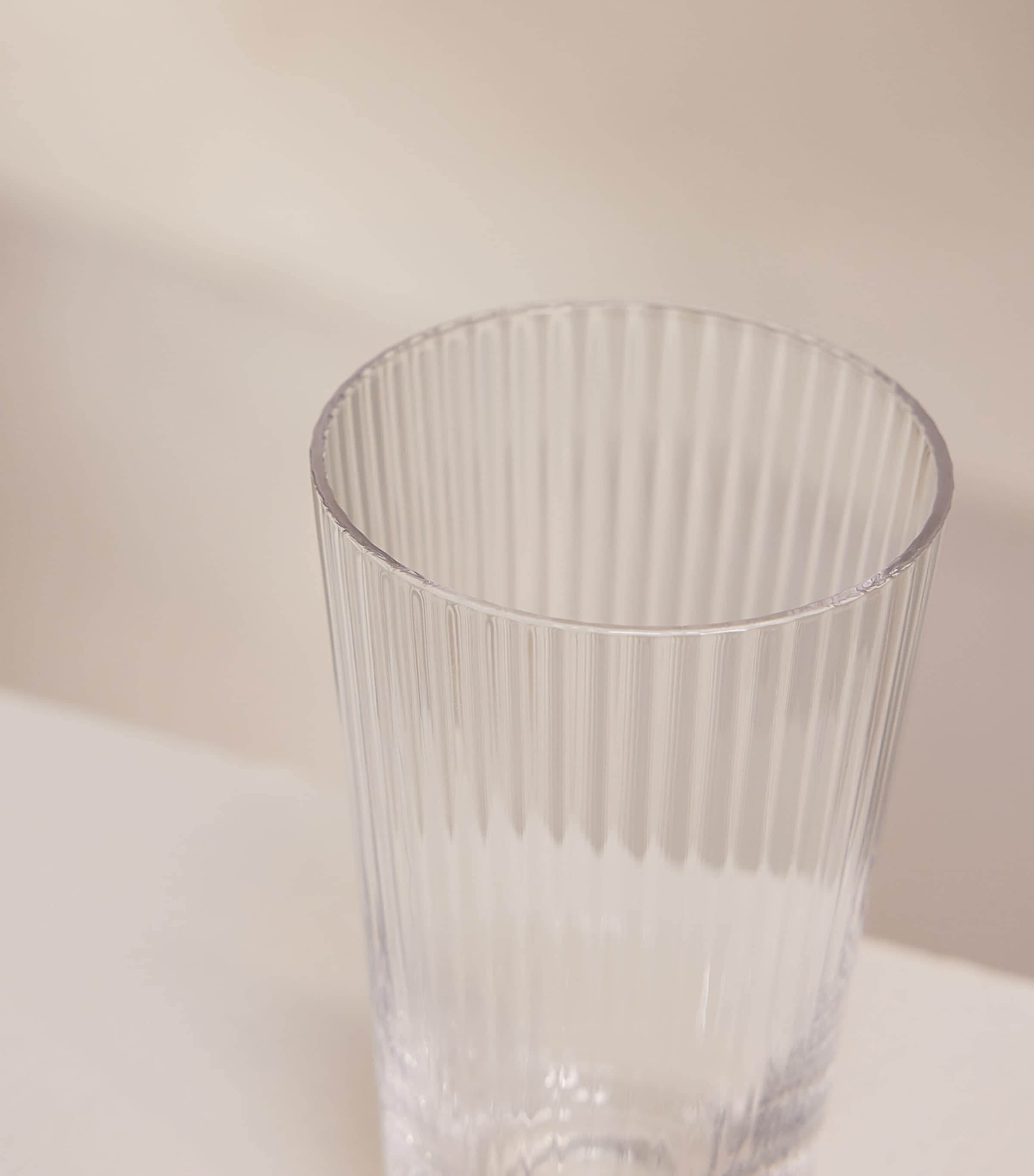 Soho Home fluted highball glasses set of 4 (British brand)