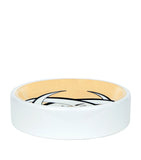 Fornasetti porcelain ashtray with interwoven crescents design 3.5cm x 13cm - British product