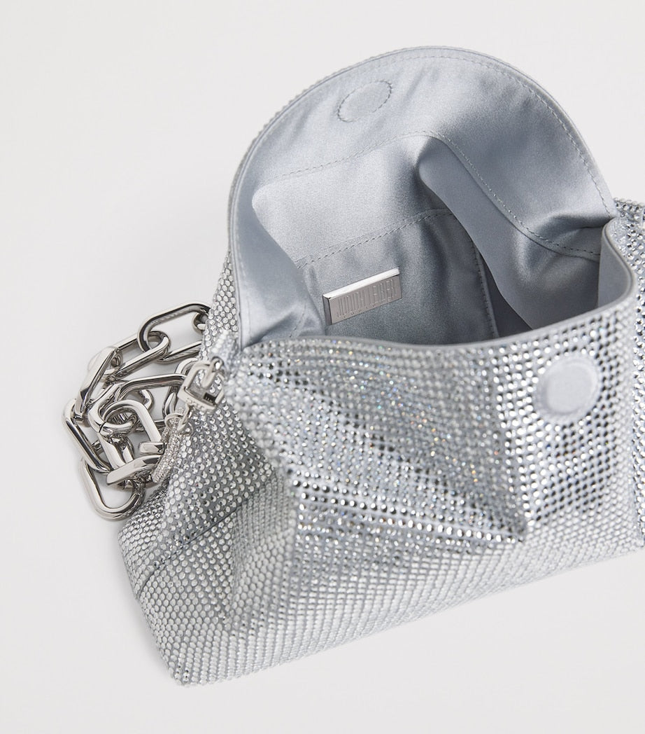 Judith Leiber Crystal Bowie shoulder bag, imported from the UK