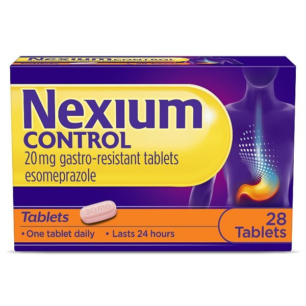 Nexium Control Heartburn And Acid Reflux Relief 28 Tablets GOODS Superdrug   