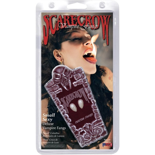 Smiffys Love Bite Fangs white adhesive for costumes - British product