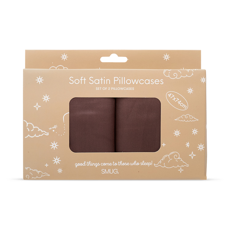 Smug soft satin pillowcase set - British product
