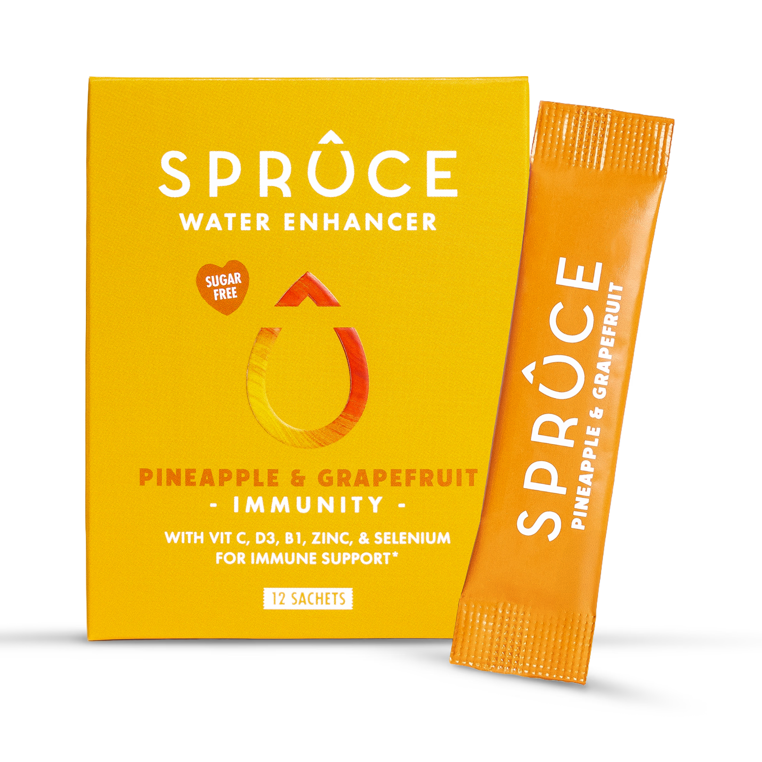Spruce Pineapple Grapefruit Water Infusion Sachets (British brand)