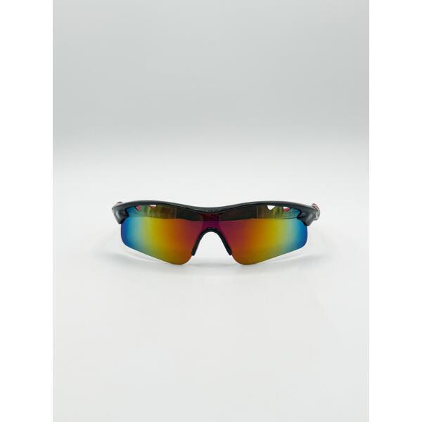 SVNX outdoor sunglasses with hardcase black frame multi revo lenses, imported from the UK