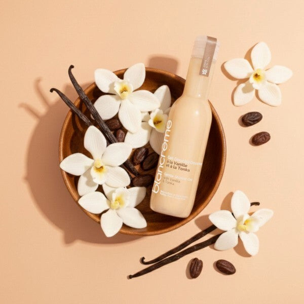 Blancreme Vanilla & Tonka shower gel 200ml, imported from the UK