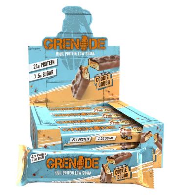 Grenade Carb Killa High Protein Bar Chocolate Chip Cookie Dough - 60g x 12 Bars GOODS Boots   