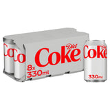 Diet Coke 8x330ml All Sainsburys   