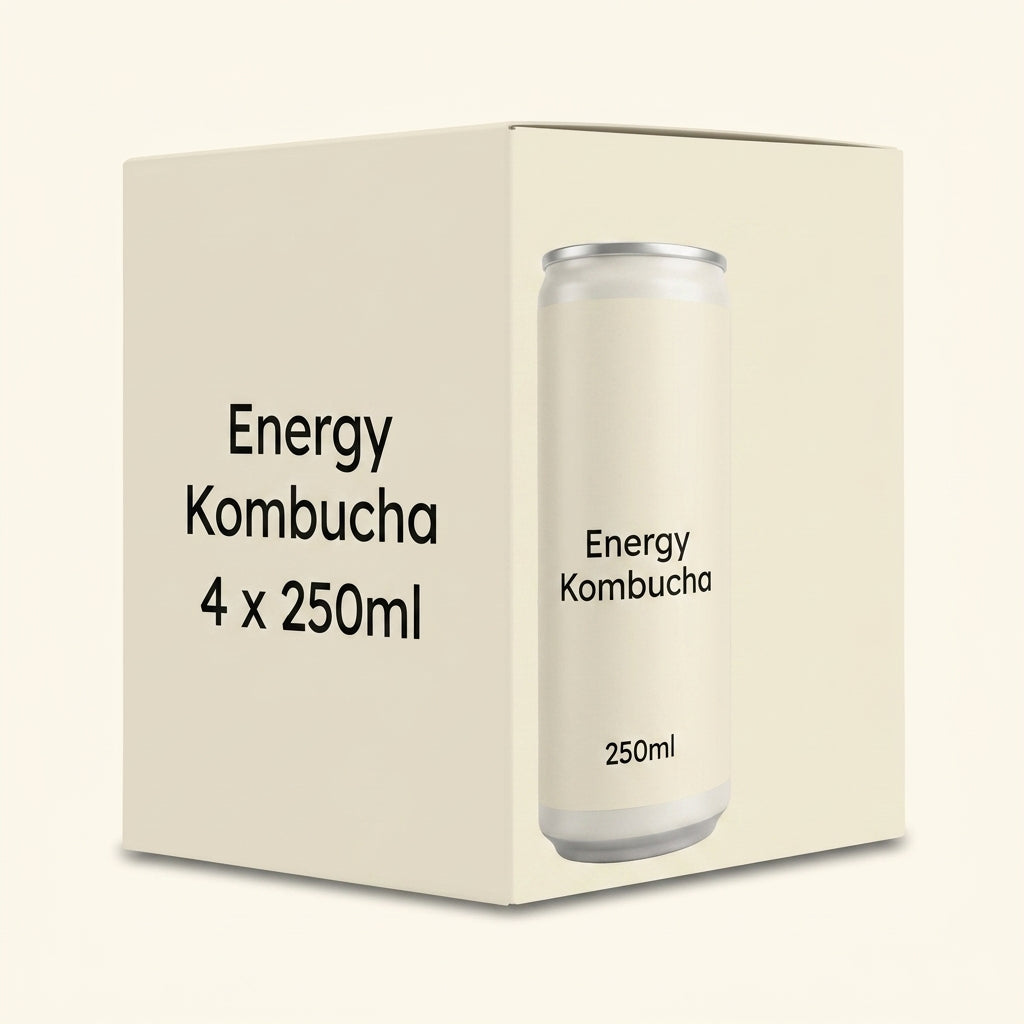Holland & Barrett Energy Kombucha 250ml - Mango & Yuzu (Energy) 4x250 ml