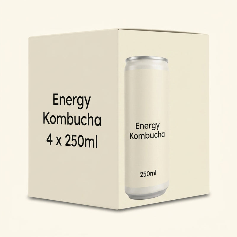 Holland & Barrett Energy Kombucha 250ml - Mango & Yuzu (Energy) 4x250 ml