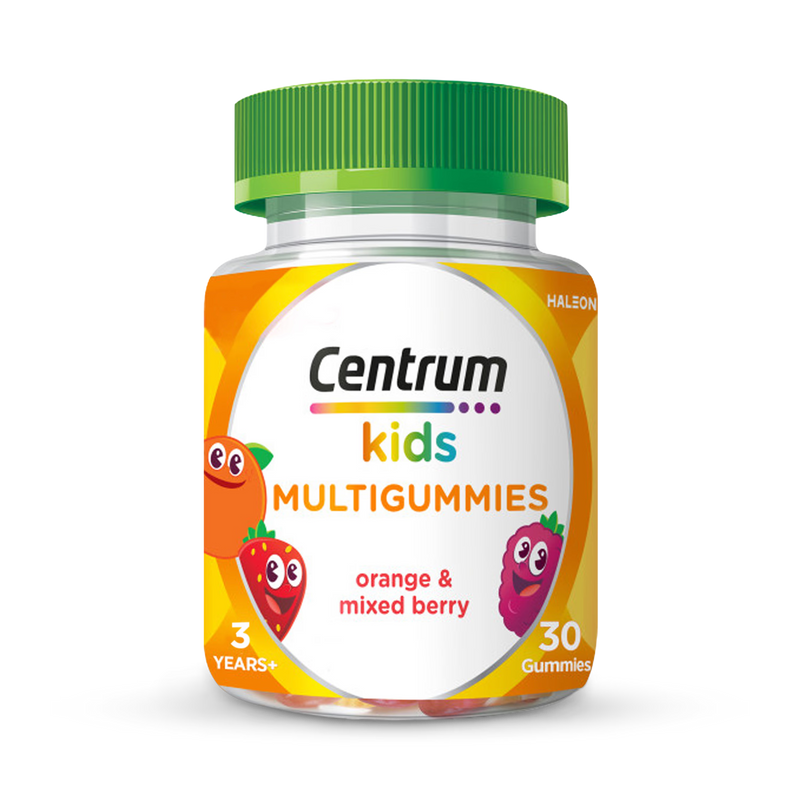 Centrum multivitamin gummies orange and mixed berry 30 gummies, imported from the UK