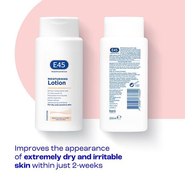 E45 Dermatological Moisturising Body Lotion 200ml GOODS Superdrug   