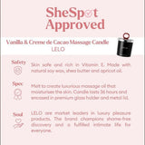 Lelo Vanilla & Creme de Cacao Massage Candle GOODS Superdrug   