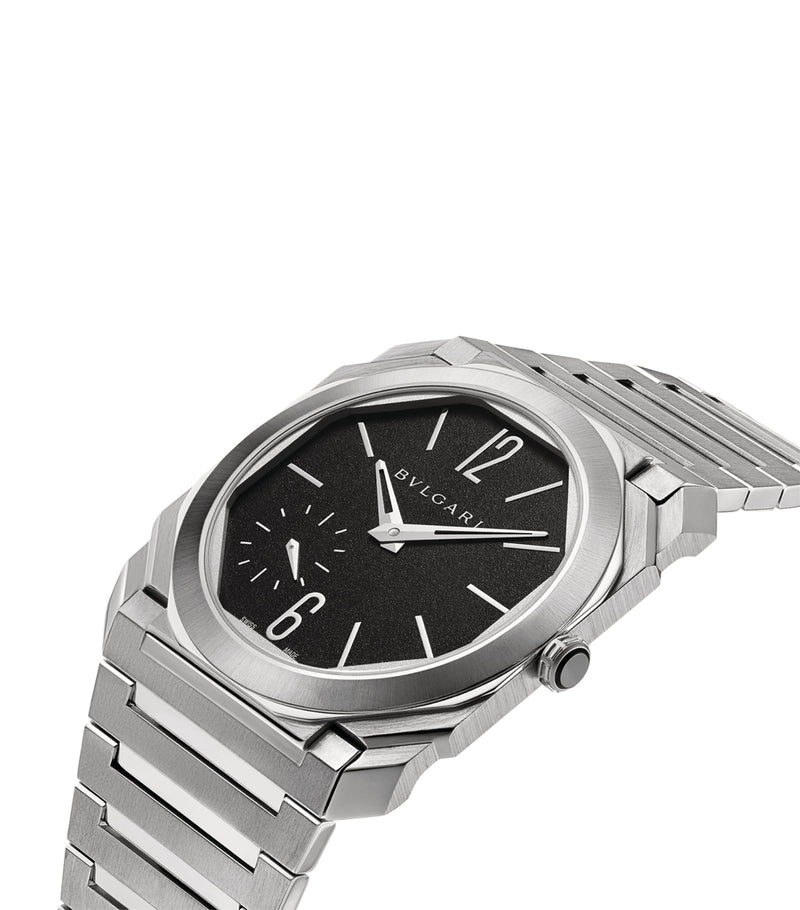 Bvlgari Octo Finissimo stainless steel automatic watch 40mm - British product