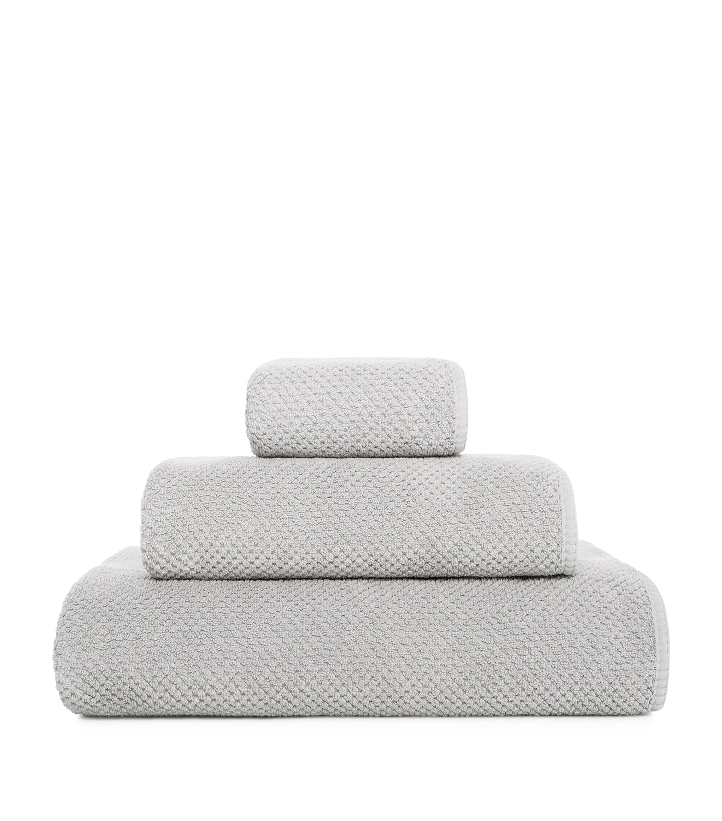 Honeycomb Weave Bath Sheet in Combed Cotton, 90cm x 180cm