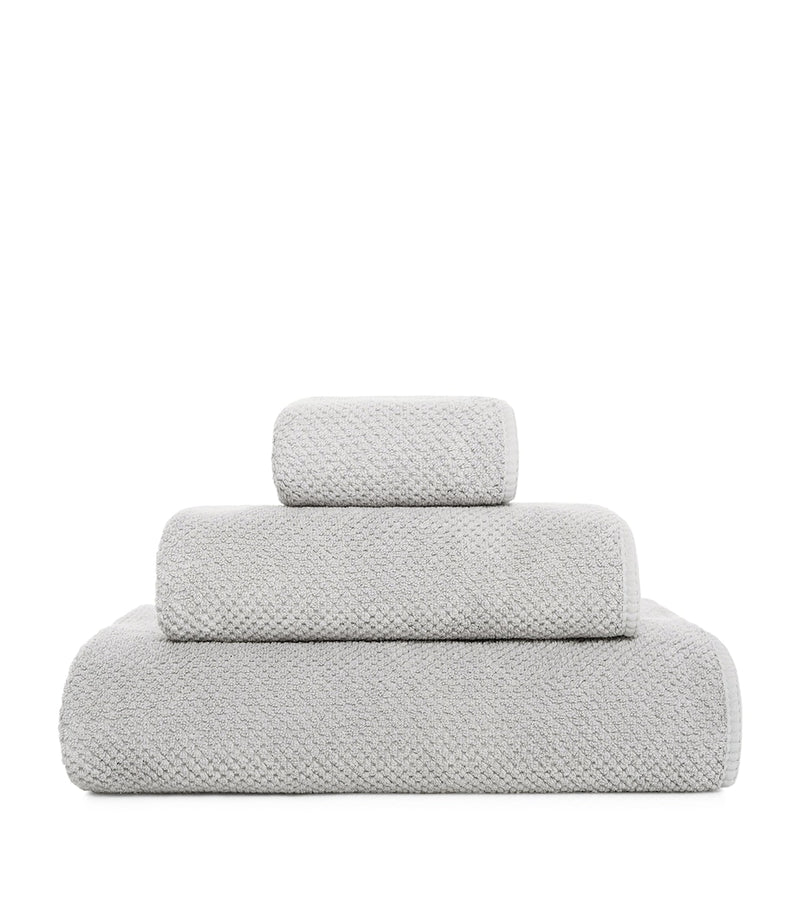 Honeycomb Weave Bath Sheet in Combed Cotton, 90cm x 180cm