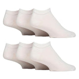 IOMI Mens 6 Pack Trainer Ankle Socks
