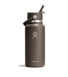 Hydro Flask wide mouth bottle with flex straw cap 946ml, UK version