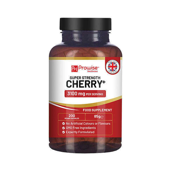 Prowise Cherry+ 3100mg Montmorency Cherry 200 Vegan Capsules GOODS Superdrug   