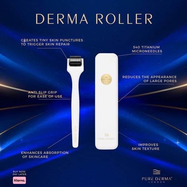 Pure Derma London derma roller 0.75mm, imported from the UK