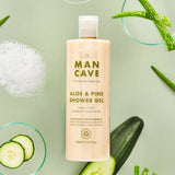 ManCave shower gel Aloe Pine 500ml, imported from the UK