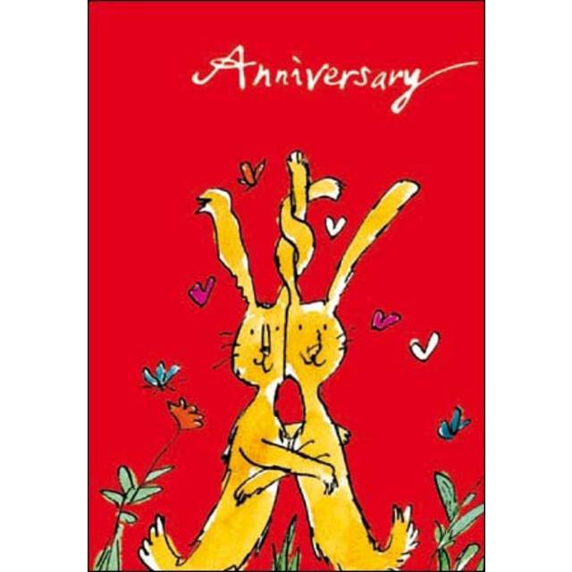 Quentin Blake Bunnies Anniversary Card