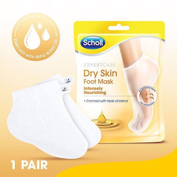 Scholl Expert Care Dry Skin Triple Oil Hydrating Foot Mask GOODS Superdrug   