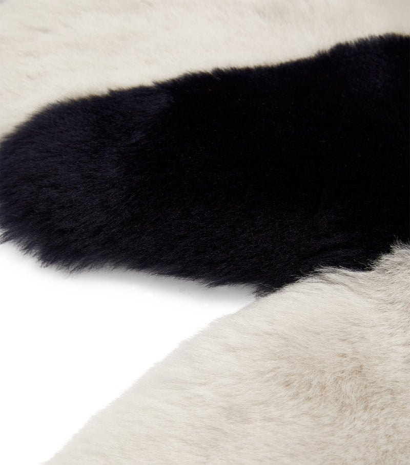 Binibamba sheepskin striped snuggler 45x67cm - British product