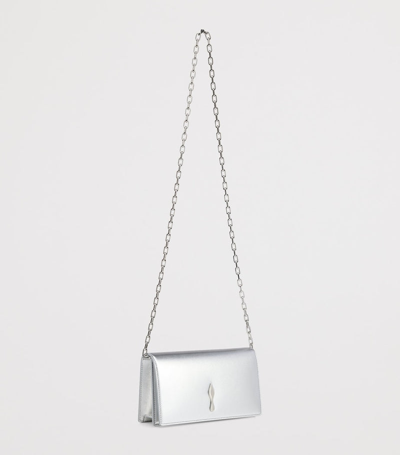 Christian Louboutin Bettina patent leather clutch bag (British brand)