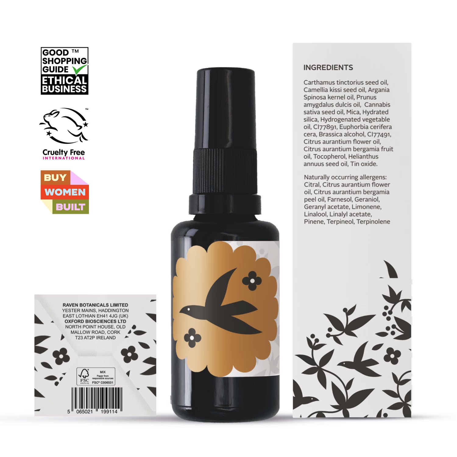 Raven Botanicals Equilux Glow Illuminator 30ml (British brand)