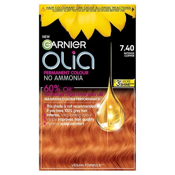 Garnier Olia 5.15 Frosted Chocolate Brown Permanent Hair Dye GOODS Superdrug Intense Copper 7.4  