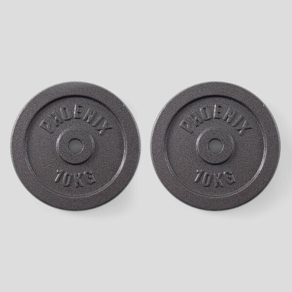 Phoenix Fitness weight plate 10kg 1 inch, imported from the UK