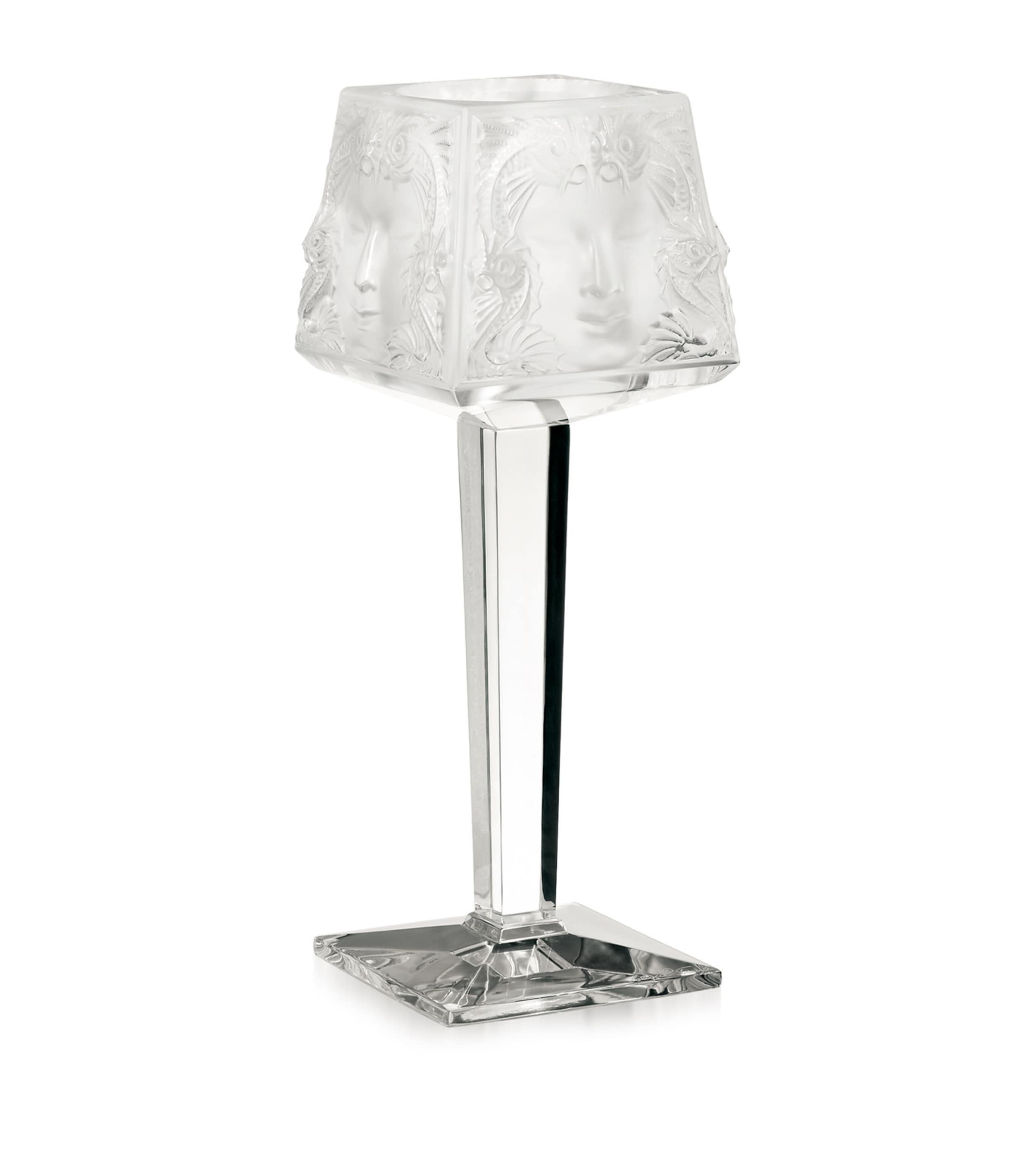 Lalique Masque De Femme Votive Lamp, UK version