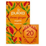 Pukka Organic Three Ginger 20 Herbal Tea Sachet GOODS ASDA   