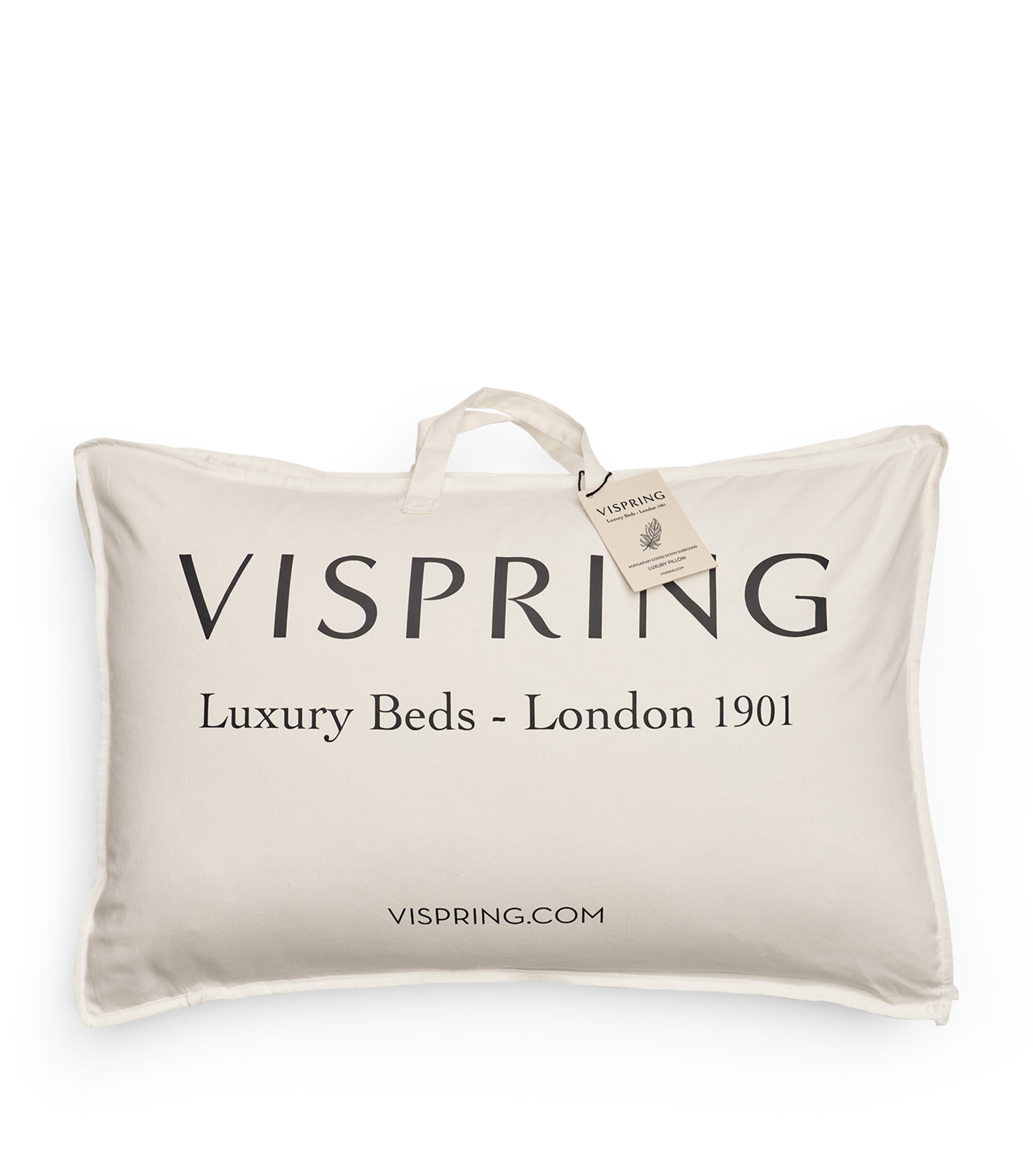 Vispring Cotton Down-Filled Pillow 50cm x 75cm (British brand)