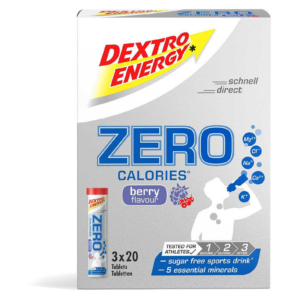 Dextro Energy Zero Calories Tablets Berry - 3 x 20 Tablets