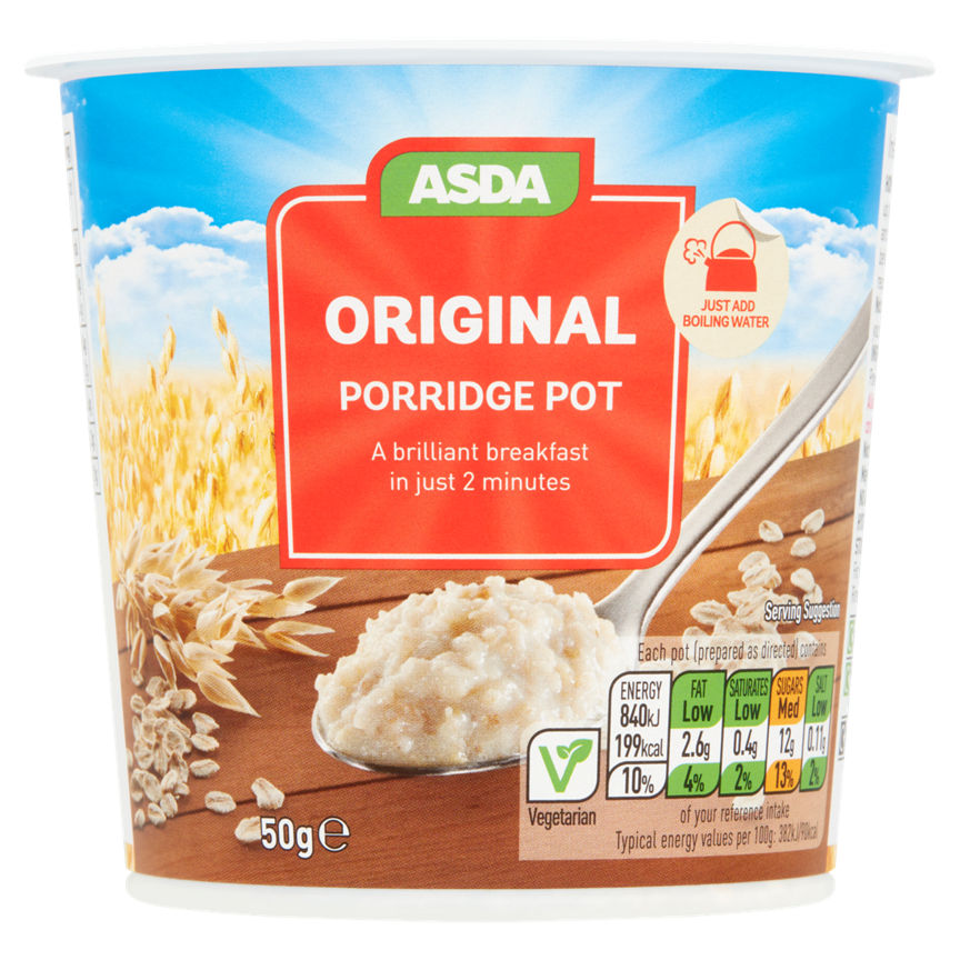 ASDA Original Porridge Pot GOODS ASDA   