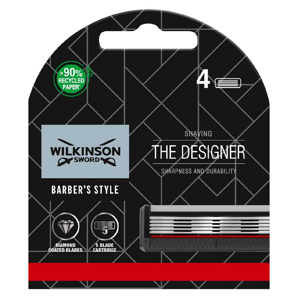 Wilkinson Sword Barbers Style Designer Blades 4s