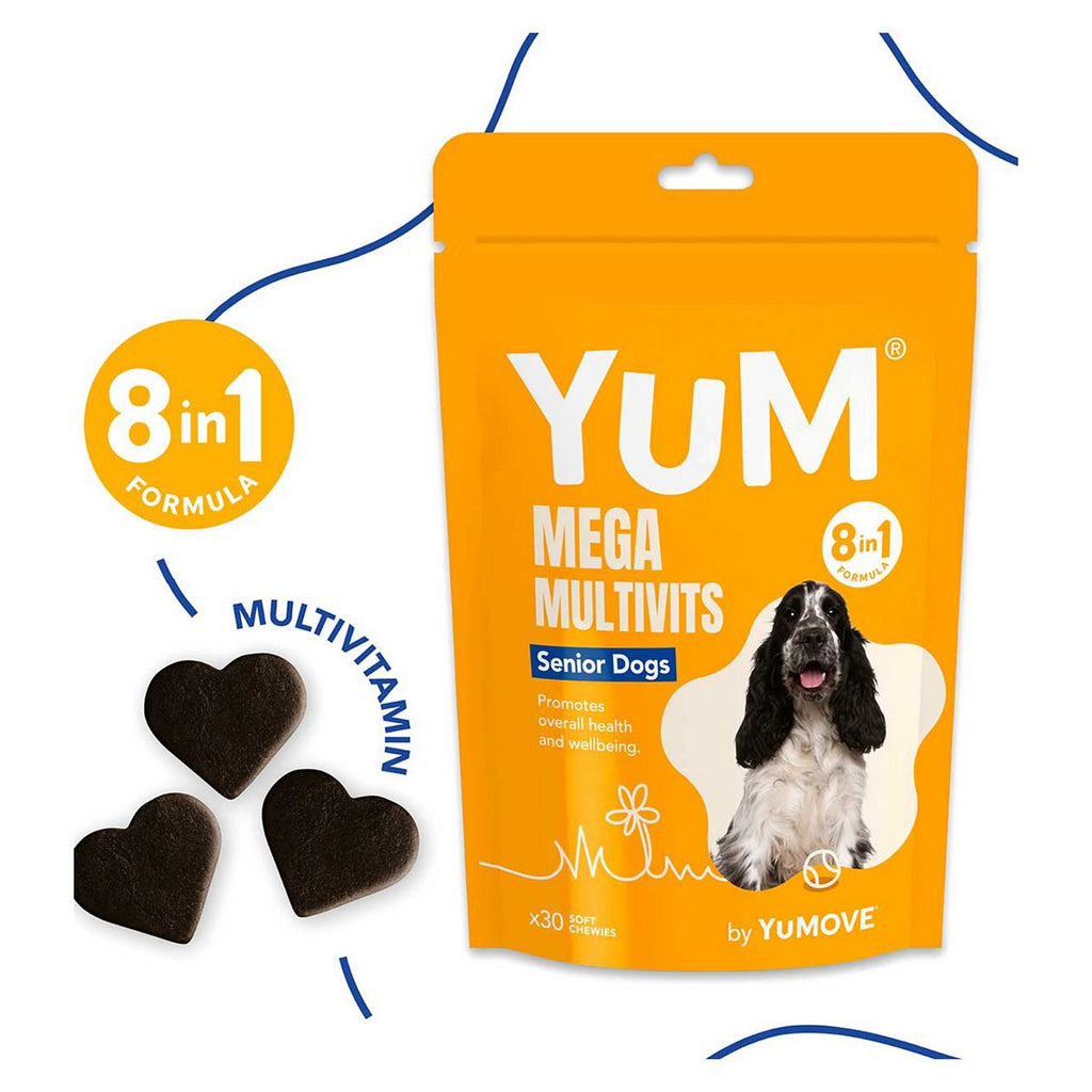 YuM® Mega Multivits Senior Dog - 30 Soft Chewies